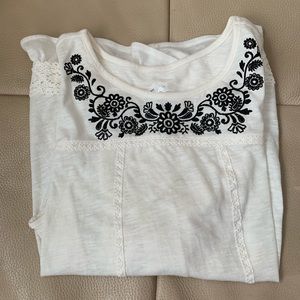 Open back floral tank top